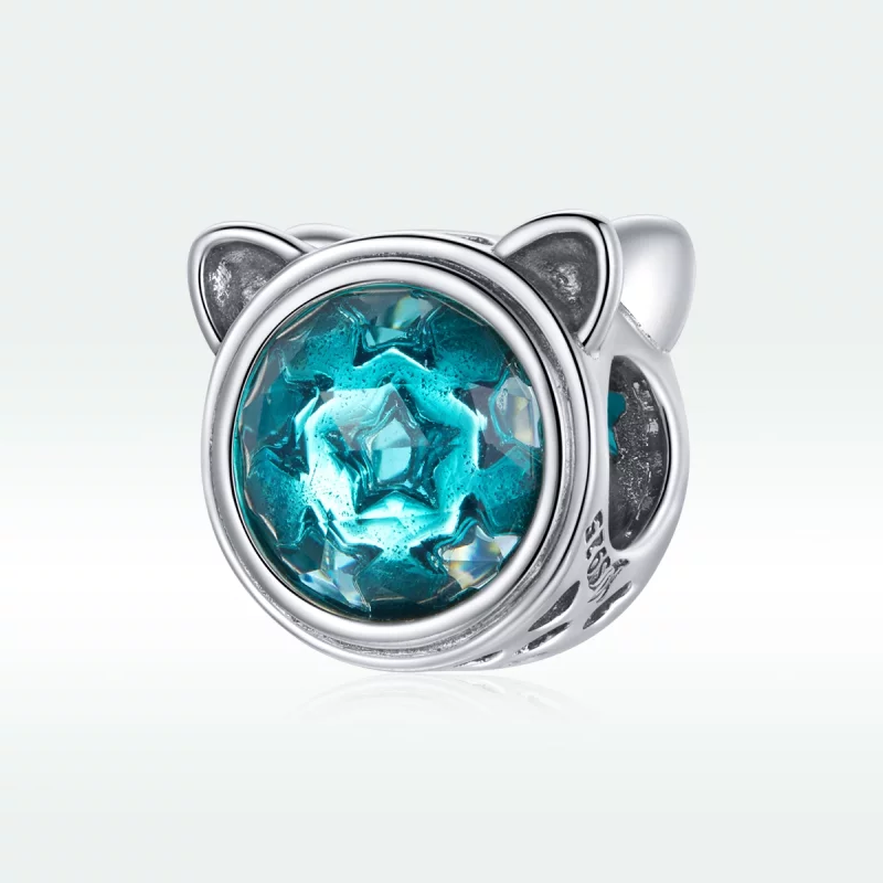 (image pour) Charm Style PANDORA Chat sarcelle - SCC1800 - Afficher 5