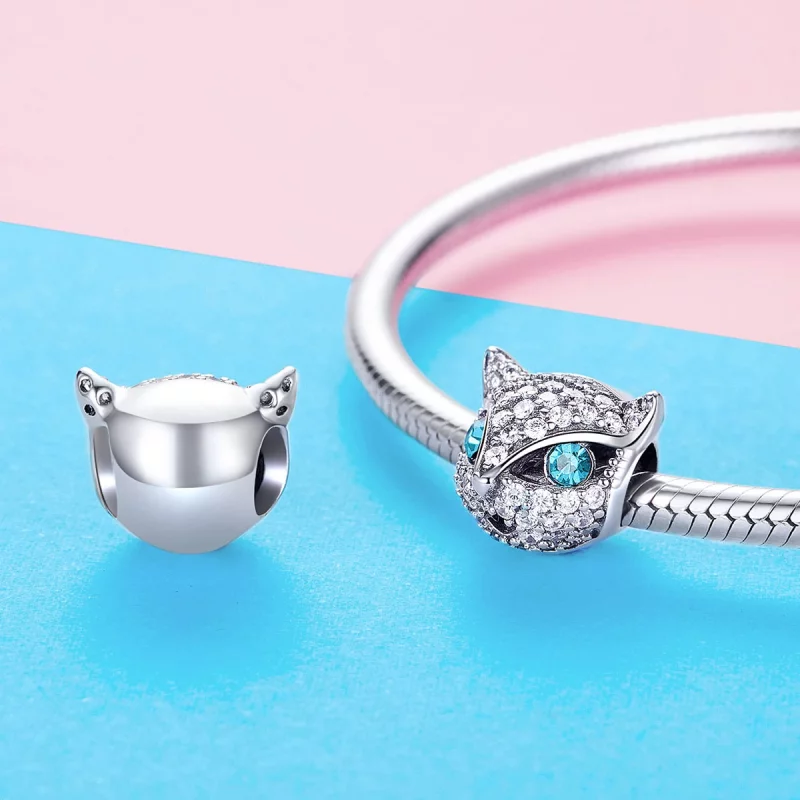 (image pour) Charm Style PANDORA Chaton heureux - SCC1131 - Afficher 3
