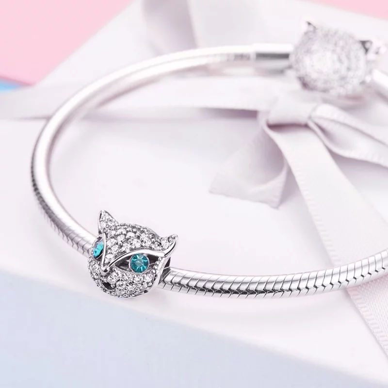 (image pour) Charm Style PANDORA Chaton heureux - SCC1131 - Afficher 4
