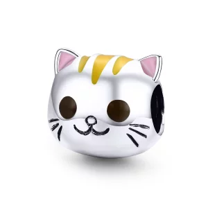 (image pour) Charm Style PANDORA Chaton heureux - SCC1142