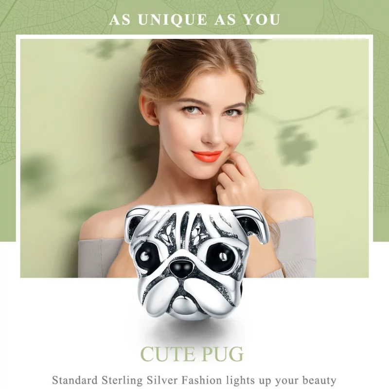 (image pour) Charm Style PANDORA Chien Shar Pei - SCC834 - Afficher 6