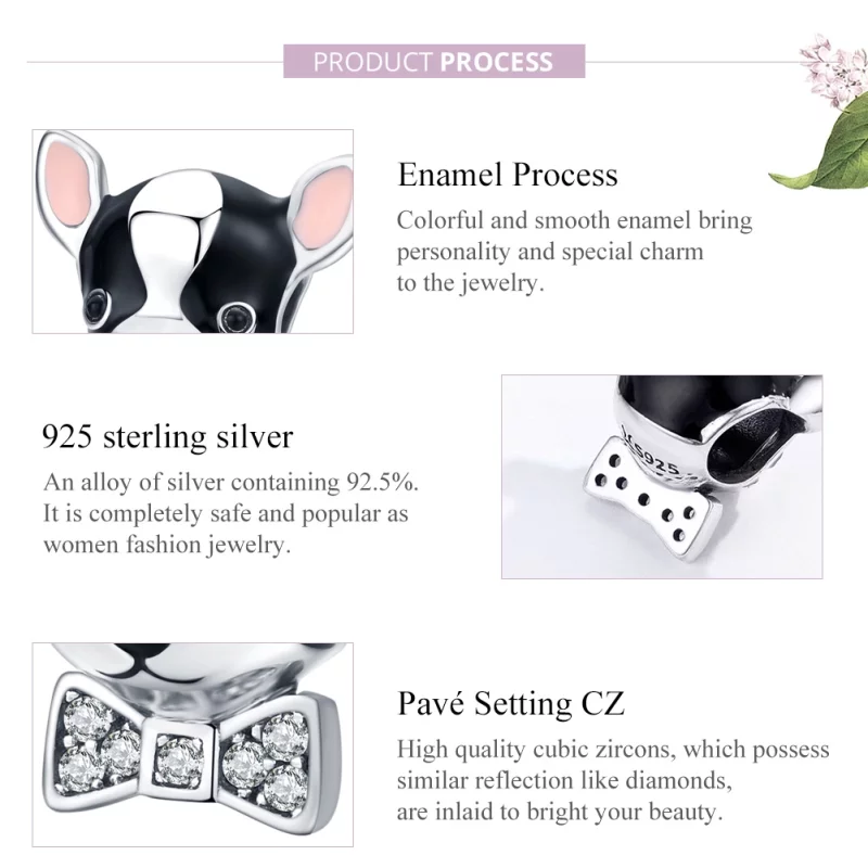 (image pour) Charm Style PANDORA Chihuahua - SCC1310 - Afficher 2
