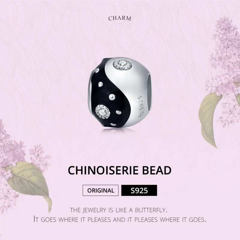 (image pour) Charm Style PANDORA Chinoiserie Yin Yang - BSC192 - Afficher 6