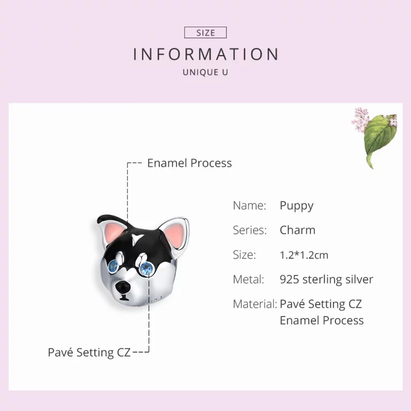 (image pour) Charm Style PANDORA Chiot - BSC191 - Afficher 7