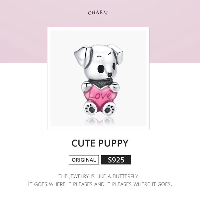 (image pour) Charm Style PANDORA Chiot mignon - SCC1677 - Afficher 6