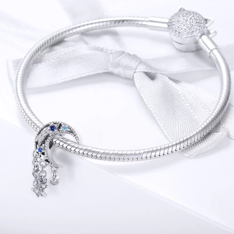 (image pour) Charm style Pandora Ciel Étoilé - BSC023 - Afficher 3