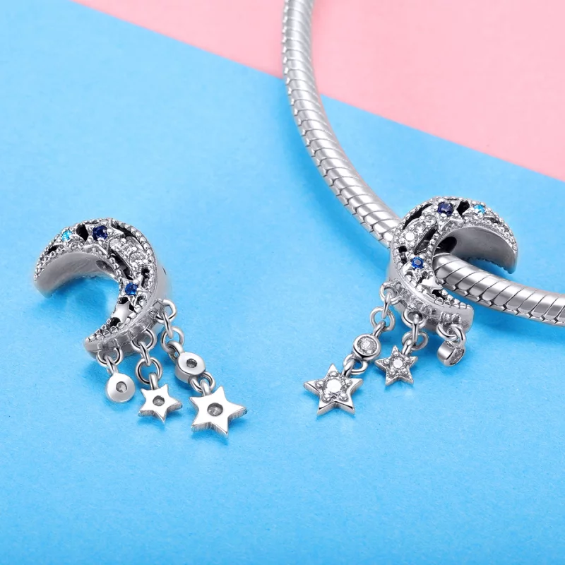 (image pour) Charm style Pandora Ciel Étoilé - BSC023 - Afficher 4