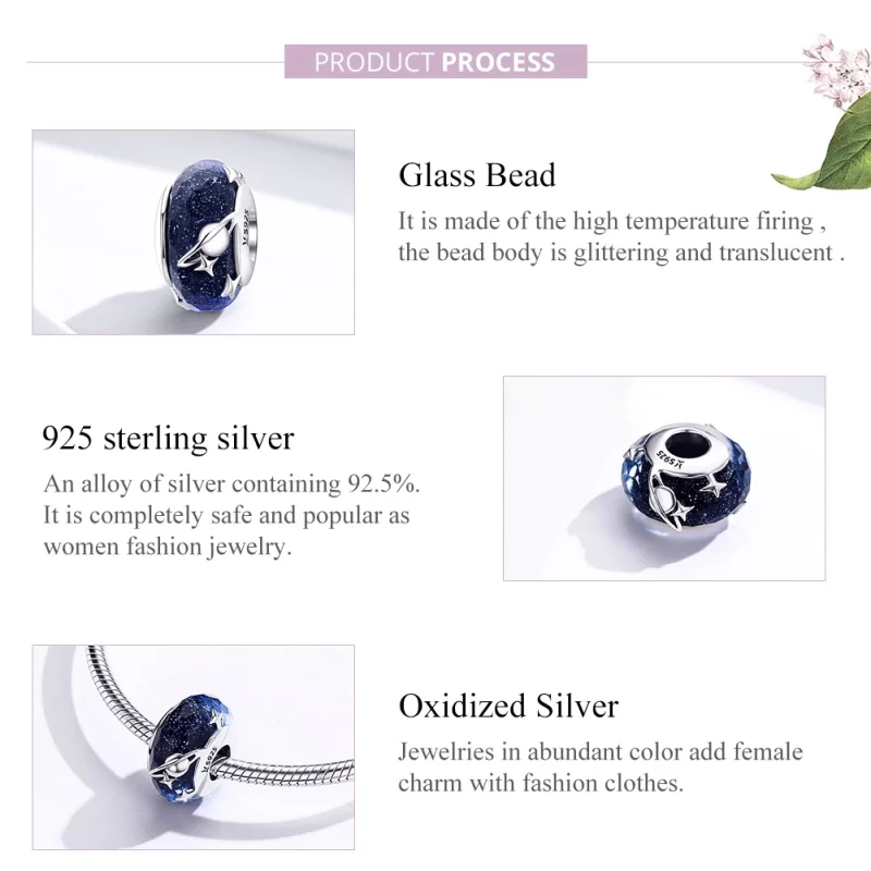 (image pour) Charm Style PANDORA Ciel étoilé - SCC1284 - Afficher 3