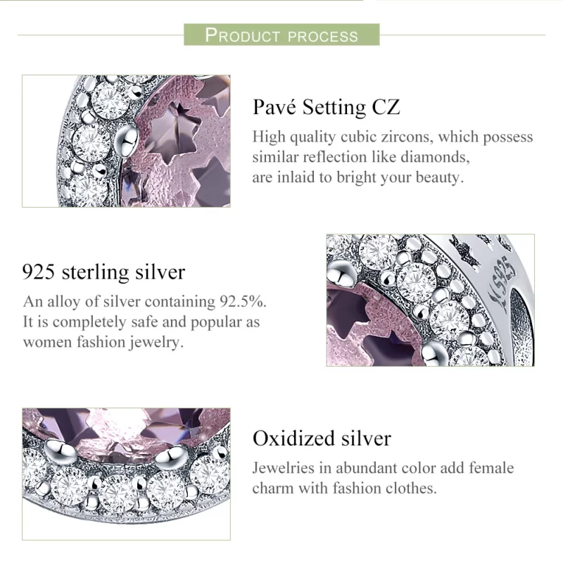 (image pour) Charm Style PANDORA Ciel étoilé - SCC731 - Afficher 7
