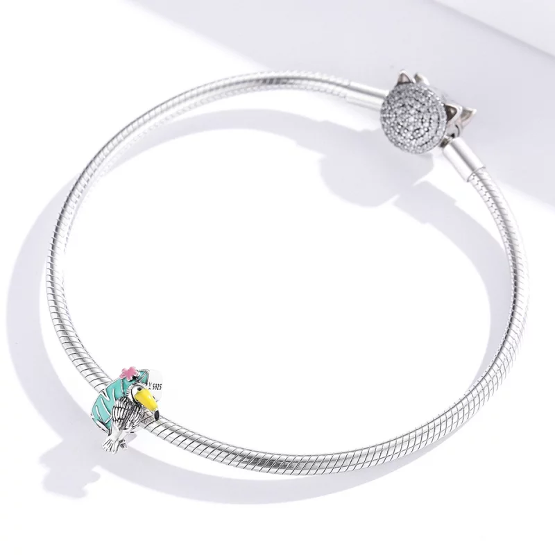 (image pour) Charm Style PANDORA Cigogne - SCC1531 - Afficher 3