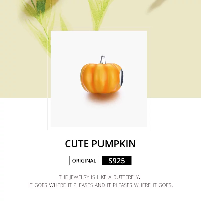 (image pour) Charm Style PANDORA Citrouille mignonne - BSC333 - Afficher 6