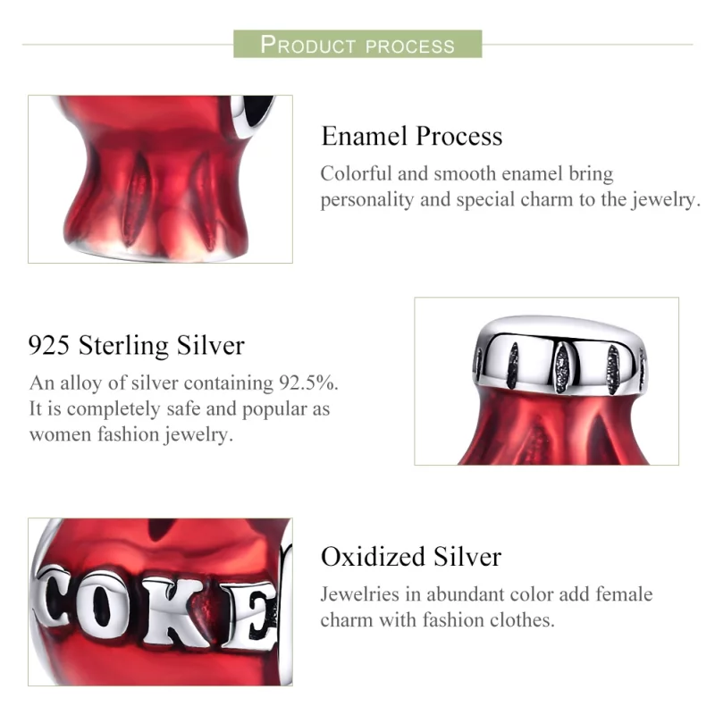 (image pour) Charm Style PANDORA Coca Cola - SCC1159 - Afficher 4