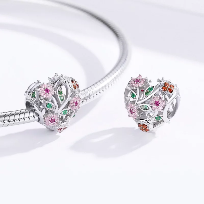 (image pour) Charm Style PANDORA Coccinelle & Fleurs - BSC117 - Afficher 3