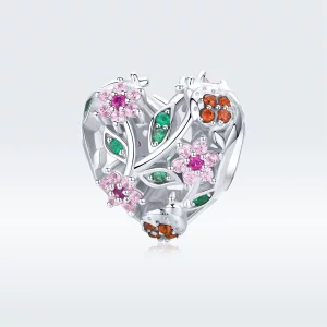(image pour) Charm Style PANDORA Coccinelle & Fleurs - BSC117