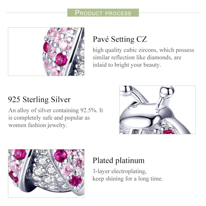 (image pour) Charm Style PANDORA Coccinelle - SCC1120 - Afficher 5