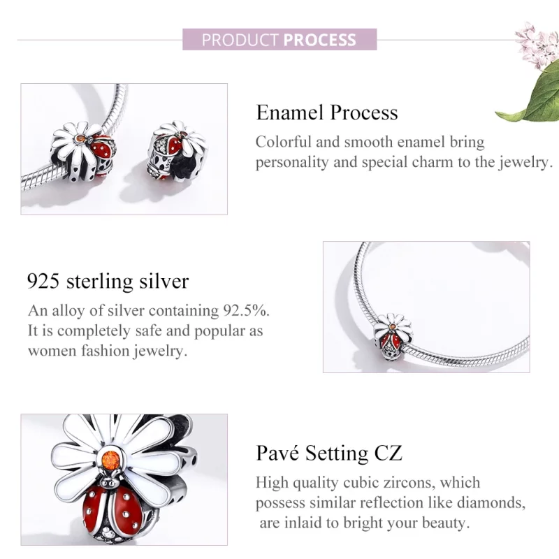(image pour) Charm Style PANDORA Coccinelle - SCC1276 - Afficher 2