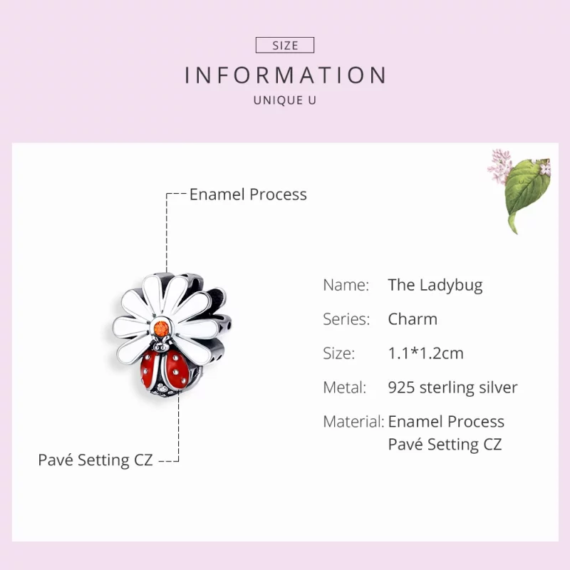 (image pour) Charm Style PANDORA Coccinelle - SCC1276 - Afficher 4