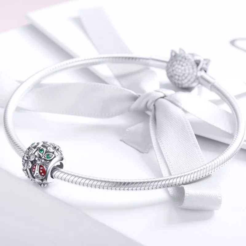 (image pour) Charm Style PANDORA Coccinelles et Fleurs - SCC926 - Afficher 3
