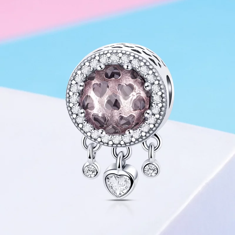 (image pour) Charm Style PANDORA Coeur brillant - SCC998 - Afficher 2