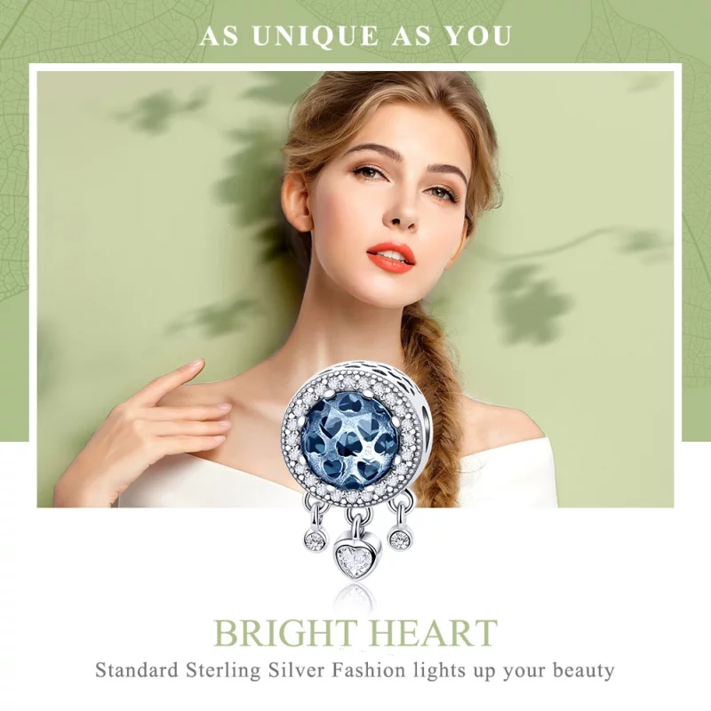 (image pour) Charm Style PANDORA Coeur de cristal brillant - SCC724 - Afficher 6