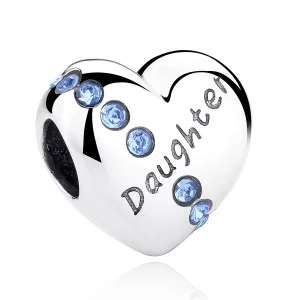 Charm Style PANDORA Coeur de fille - SCC007 (image pour) Charm Style PANDORA Coeur de fille - SCC007