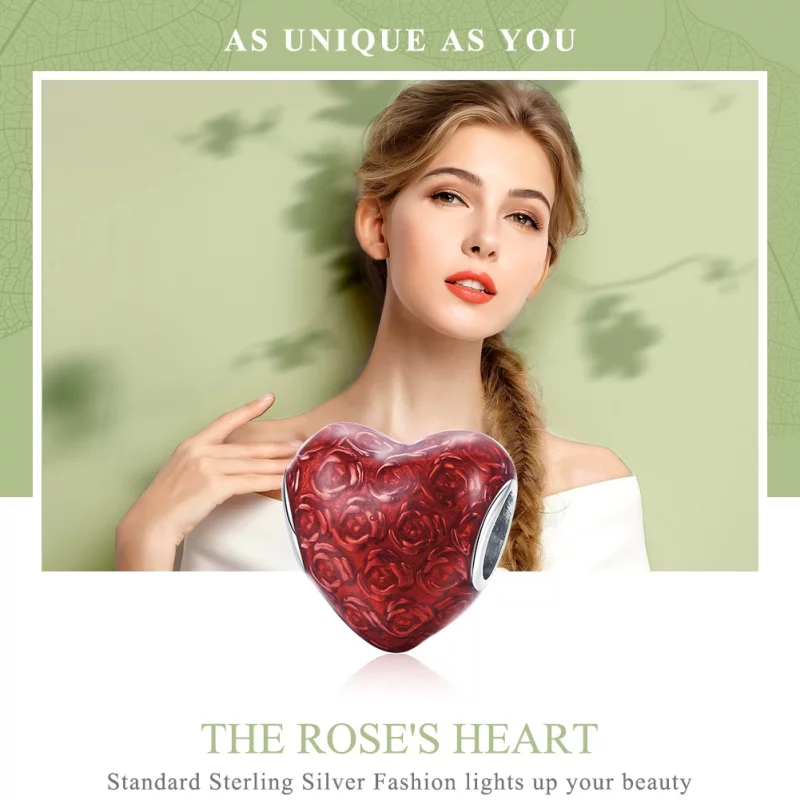 (image pour) Charm Style PANDORA Coeur de rose - SCC1064 - Afficher 2