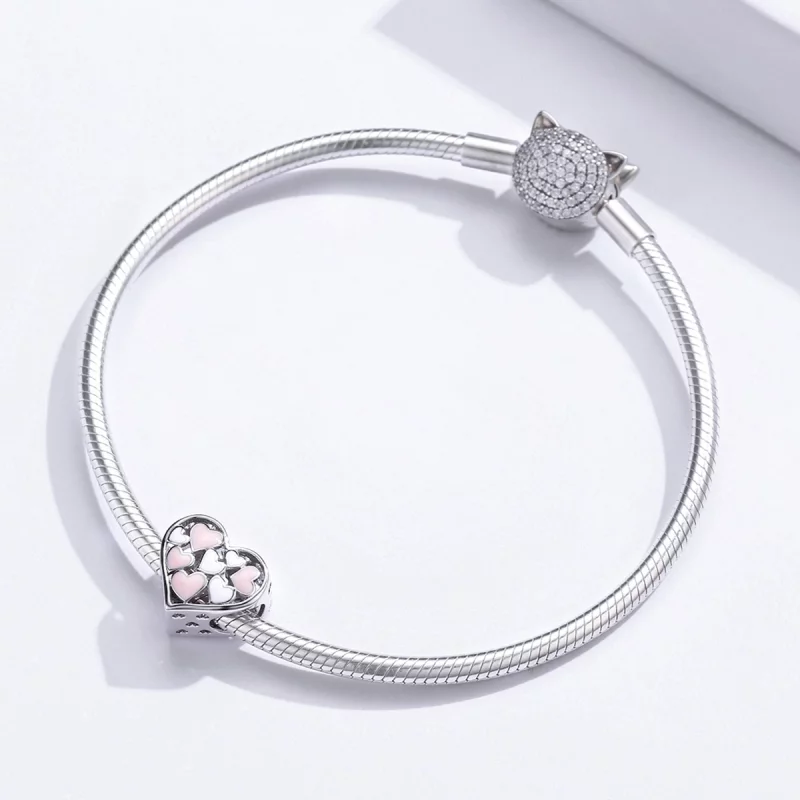 (image pour) Charm Style PANDORA Coeur Romantique - SCC1423 - Afficher 3