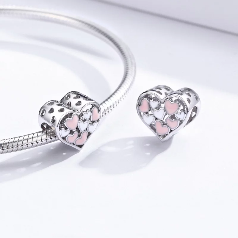 (image pour) Charm Style PANDORA Coeur Romantique - SCC1423 - Afficher 4