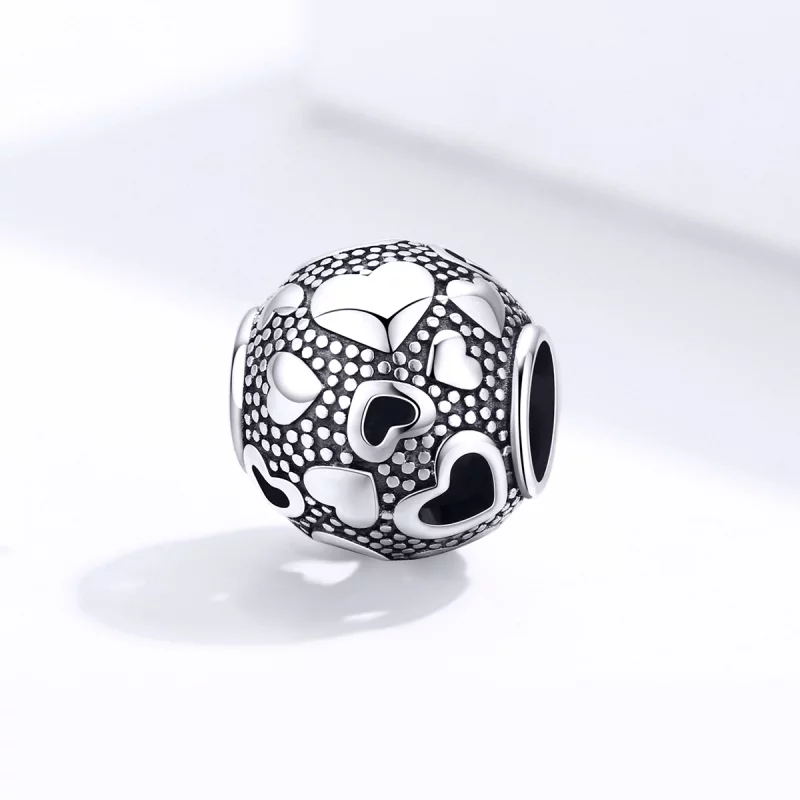 (image pour) Charm Style PANDORA Coeur rétro - SCC1451 - Afficher 2