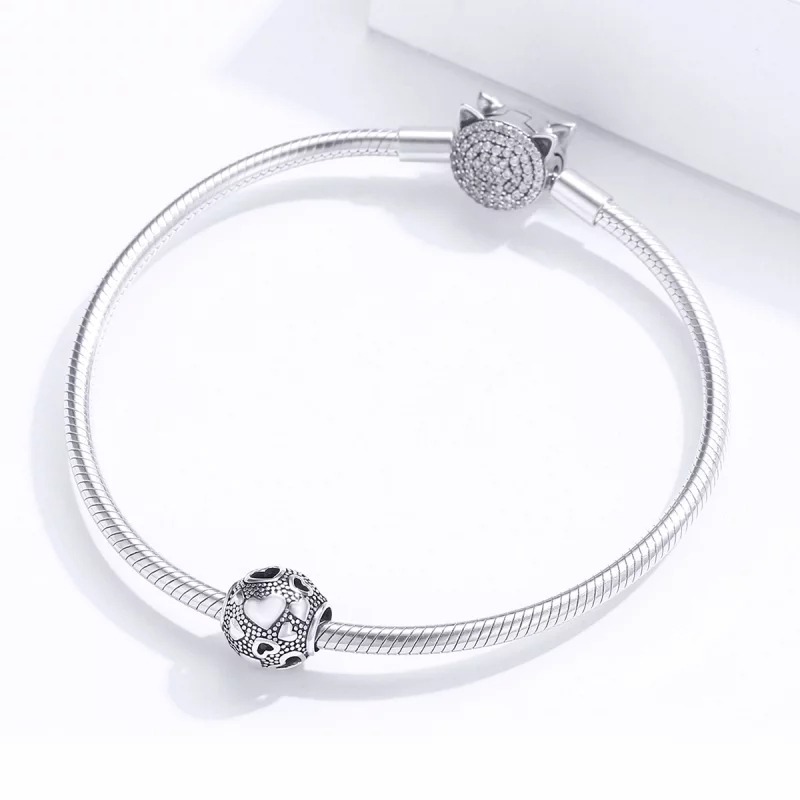 (image pour) Charm Style PANDORA Coeur rétro - SCC1451 - Afficher 3