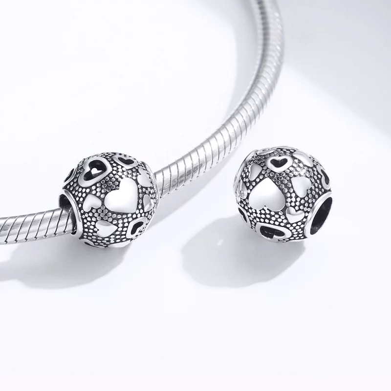 (image pour) Charm Style PANDORA Coeur rétro - SCC1451 - Afficher 4