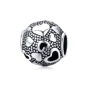 Charm Style PANDORA Coeur rétro - SCC1451 (image pour) Charm Style PANDORA Coeur rétro - SCC1451
