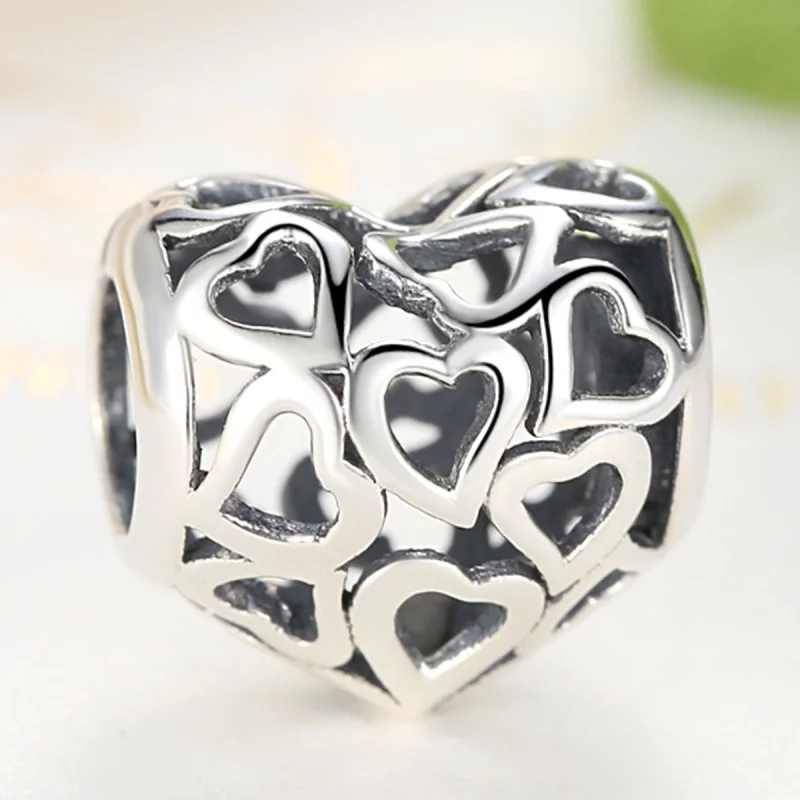 (image pour) Charm Style PANDORA Coeurs Ajourés - SCC024 - Afficher 3