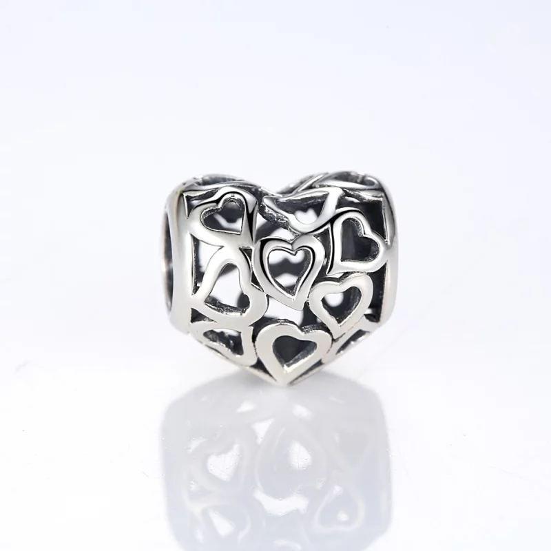 (image pour) Charm Style PANDORA Coeurs Ajourés - SCC024 - Afficher 5