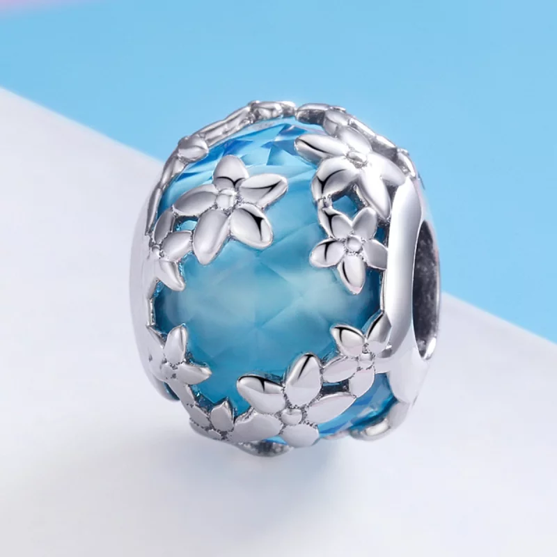 (image pour) Charm Style PANDORA Confession d'Aigue-marine Daisy - SCC878 - Afficher 2
