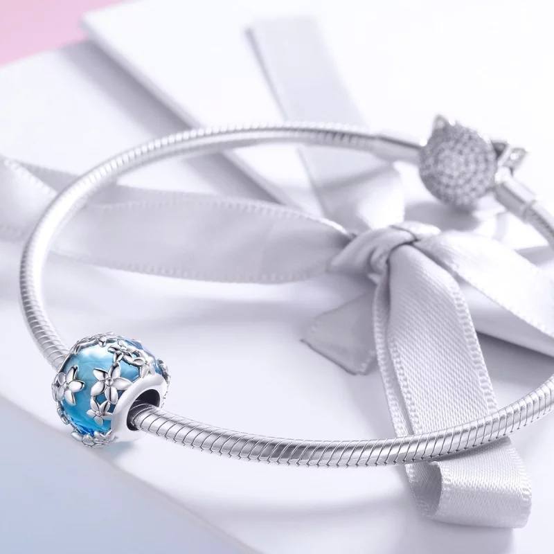 (image pour) Charm Style PANDORA Confession d'Aigue-marine Daisy - SCC878 - Afficher 3