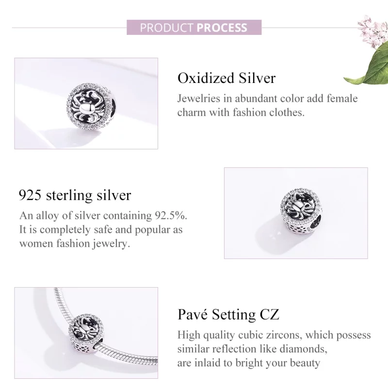(image pour) Charm Style PANDORA Constellation Cancer - SCC1213 - Afficher 2