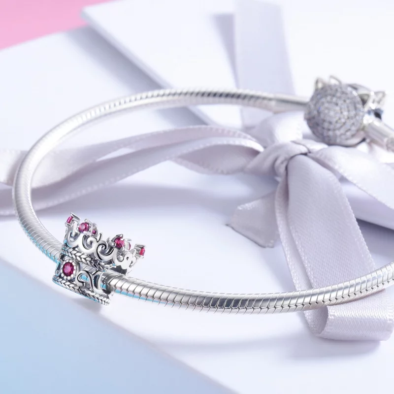 (image pour) Charm Style PANDORA couronne du roi - SCC776 - Afficher 3