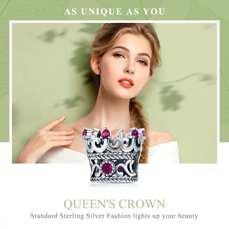 (image pour) Charm Style PANDORA couronne du roi - SCC776 - Afficher 6