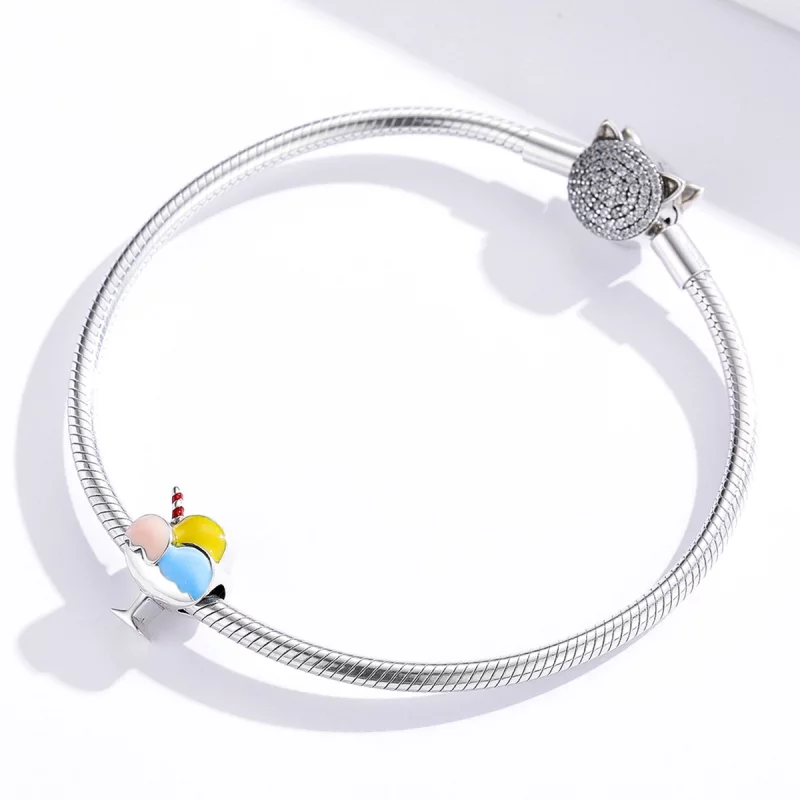 (image pour) Charm Style PANDORA Crème glacée boule tricolore - SCC1532 - Afficher 3