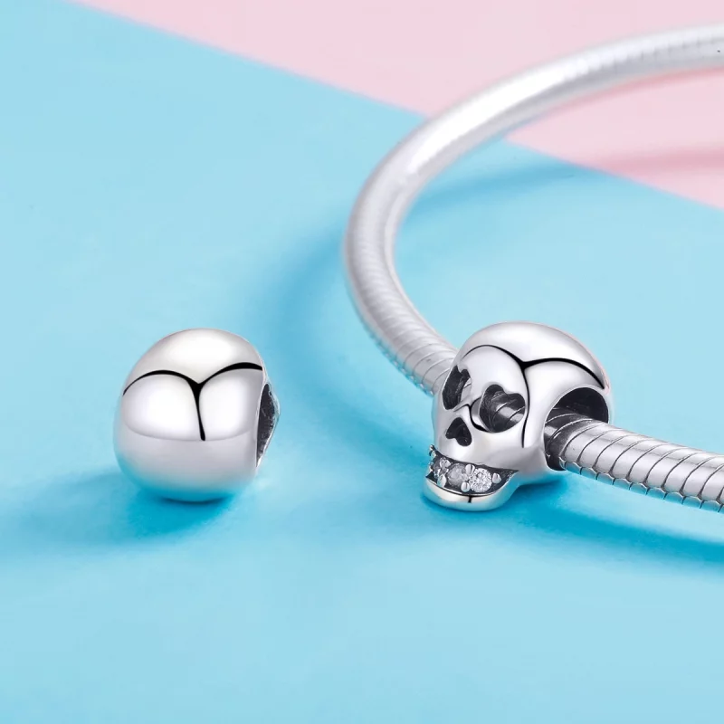 (image pour) Charm Style PANDORA Crâne blanc - SCC965 - Afficher 4