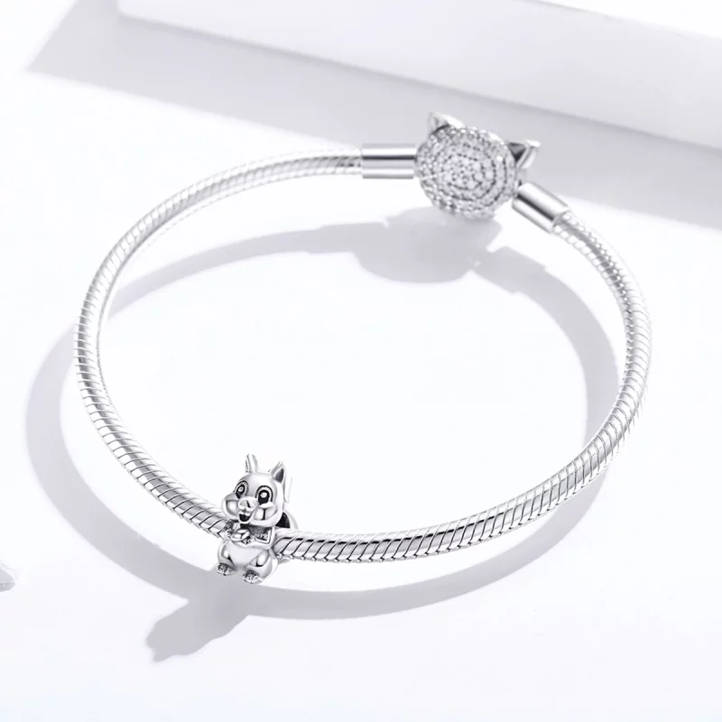 (image pour) Charm Style PANDORA Écureuil mignon - BSC338 - Afficher 3