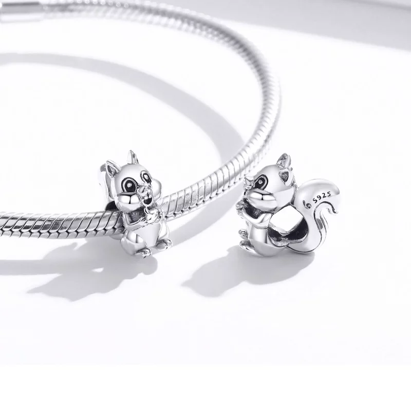 (image pour) Charm Style PANDORA Écureuil mignon - BSC338 - Afficher 4