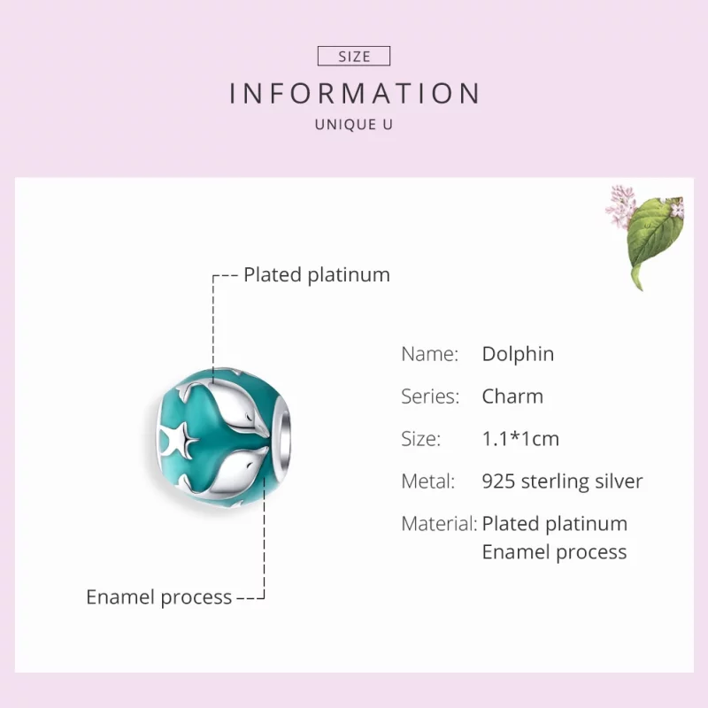 (image pour) Charm Style PANDORA Dauphin - SCC1295 - Afficher 2