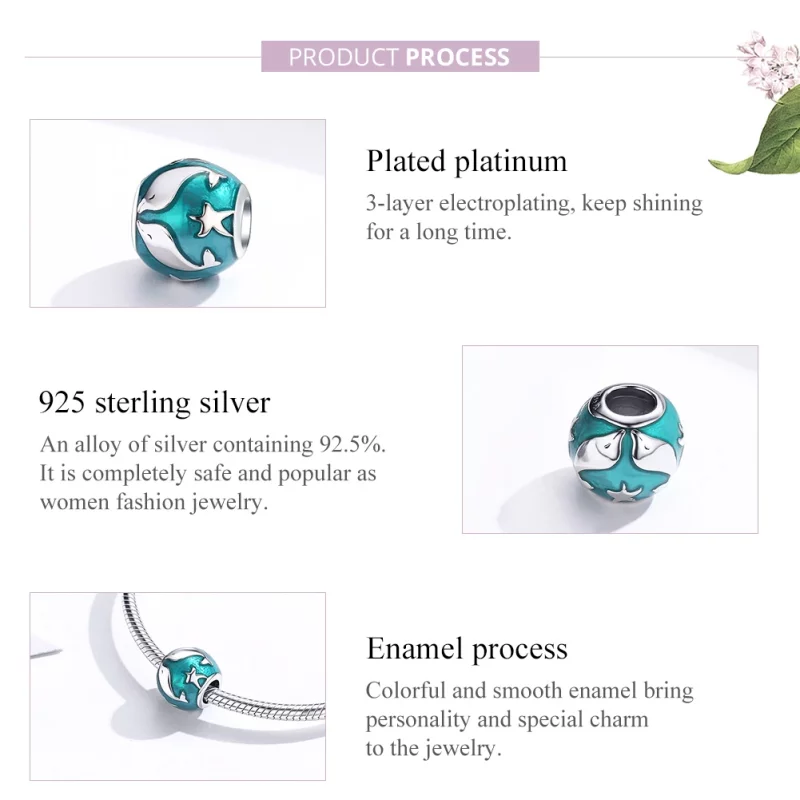 (image pour) Charm Style PANDORA Dauphin - SCC1295 - Afficher 3