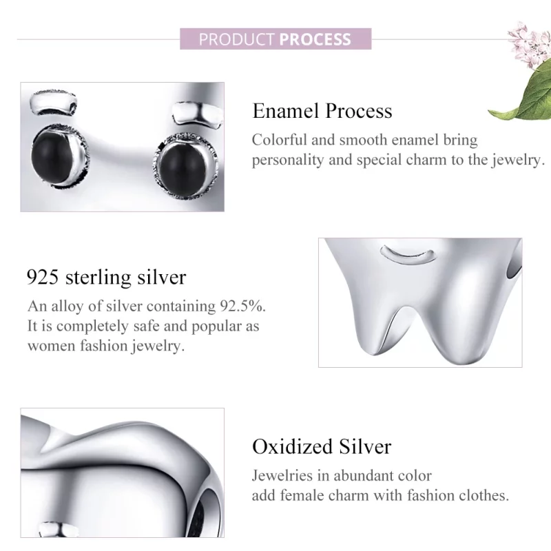 (image pour) Charm Style PANDORA Dent - SCC1401 - Afficher 7