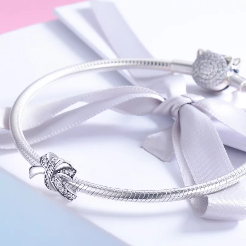 (image pour) Charm Style PANDORA Doux nœud - SCC773 - Afficher 3