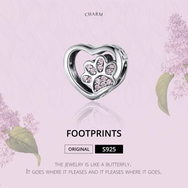 (image pour) Charm Style PANDORA Empreinte d'animal de compagnie - SCC1191 - Afficher 2