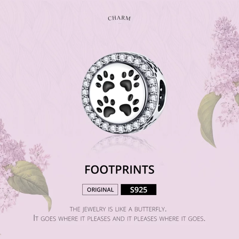 (image pour) Charm Style PANDORA Empreintes - SCC1186 - Afficher 2
