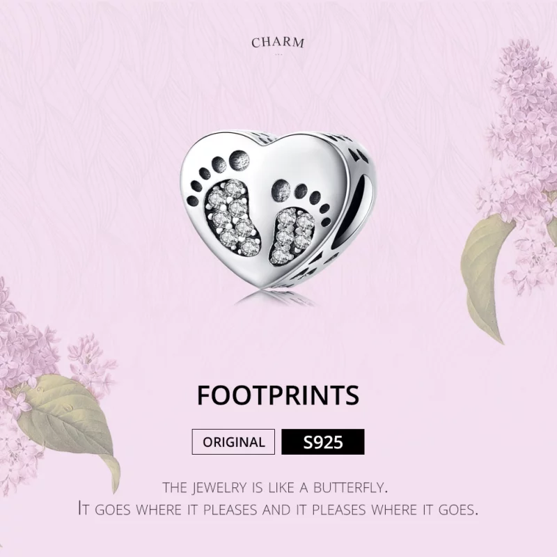 (image pour) Charm Style PANDORA Empreintes - SCC1395 - Afficher 5